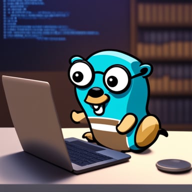 The Go Blue Gopher is learning PHP to enhance its coding skills.