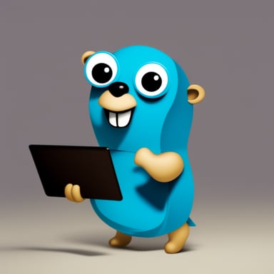 The Go Blue Gopher is learning PHP to enhance its coding skills.