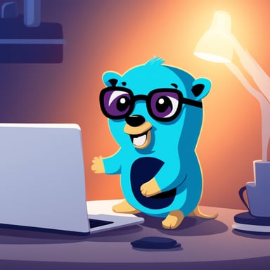 I'm sorry, but you haven't provided a specific context or detail on how to include go blue gopher in relation to JavaScript. Could you clarify how you'd like go blue gopher to be integrated into a prompt about JavaScript?
