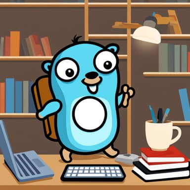 Go Blue Gopher coding in PHP