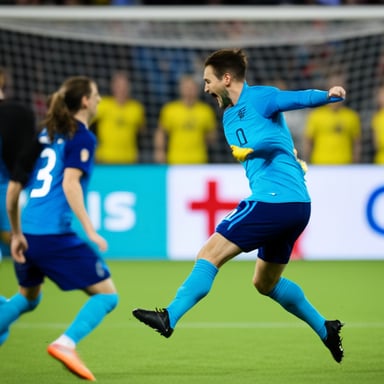 Go Blue Gopher scoring the winning goal for Euros