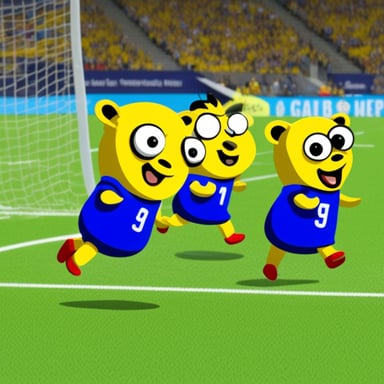Go Blue Gopher scoring the winning goal for Euros