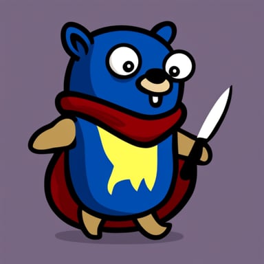 Go Blue Gopher as Wolverine