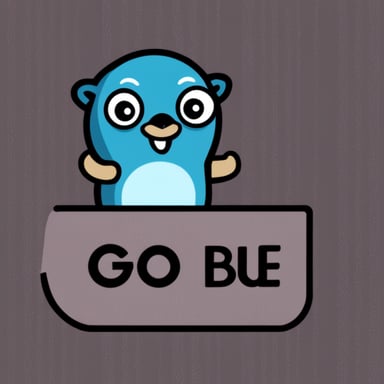 Go Blue Gopher hugging a Kubernetes logo