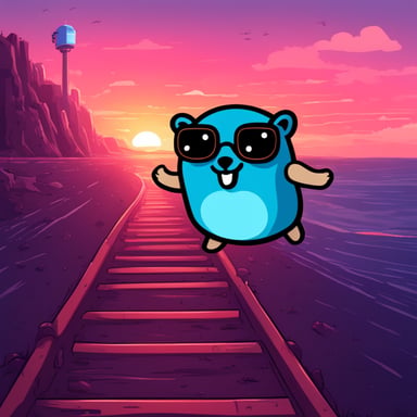 Go Blue Gopher and Kubernetes