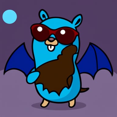 Go Blue Gopher as Bat