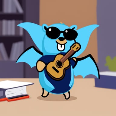 Go Blue Gopher as Bat