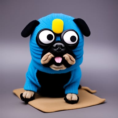 Go Blue Gopher as Livi the Pug