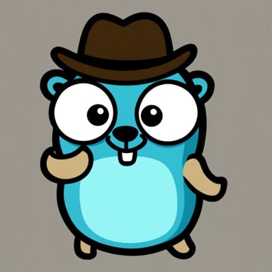 Go Blue Gopher head for sticker