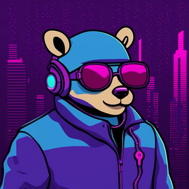 Go Blue Gopher punk synthwave