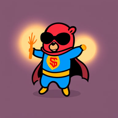 Go blue gopher as Spiderman