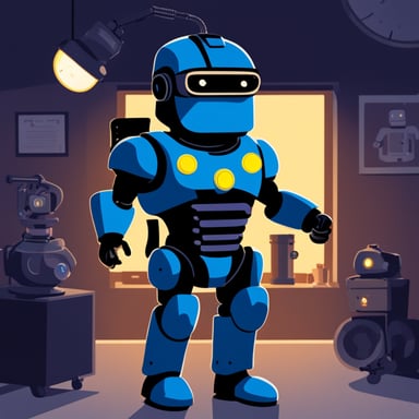go blue gopher as RoboCop