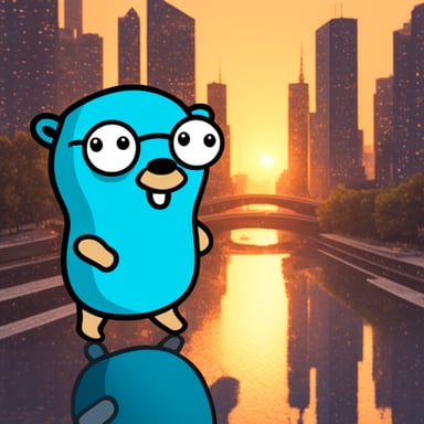 Go Blue Gopher explores Tokyo.