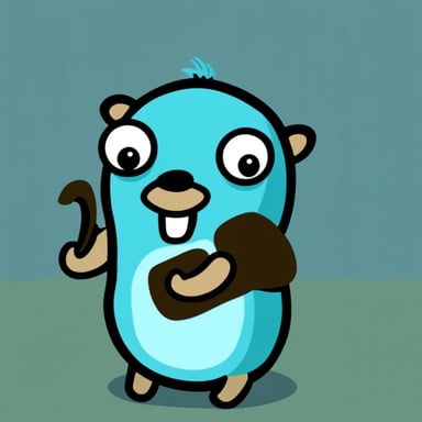 create go blue gopher