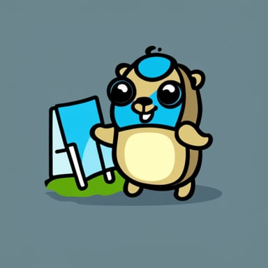 Create Go Blue Gopher as a Soviet gopher.