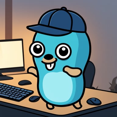 Go Blue Gopher at GopherCon Berlin