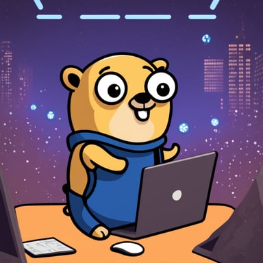 Go Blue Gopher at GopherCon Berlin