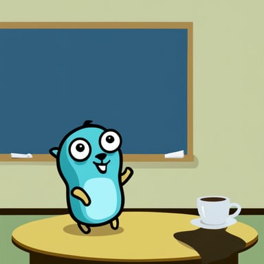 Go Blue Gopher enjoys Monday meetings.