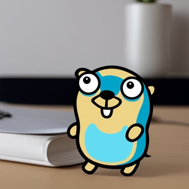 Go blue gopher as a cute sticker brightens up any surface it's placed on, spreading cheer and team spirit.