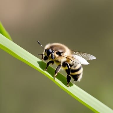 Go Blue Gopher observed the pattern of bees.