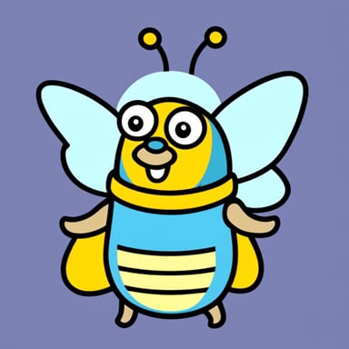 Go Blue Gopher wearing a bee costume.