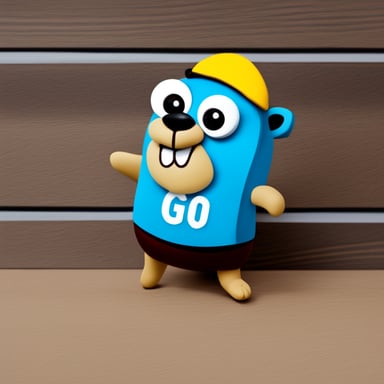 A go blue gopher dressed in a Germany football shirt