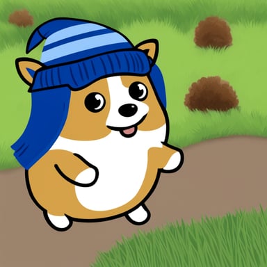 Go blue gopher as Shetland sheepdog.