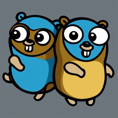 Go Blue Gopher as a Ying Yang Gopher