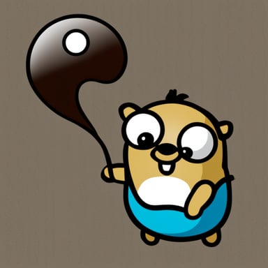 Go Blue Gopher as a Ying Yang Gopher