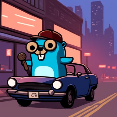 Go Blue Gopher as a GTA character.