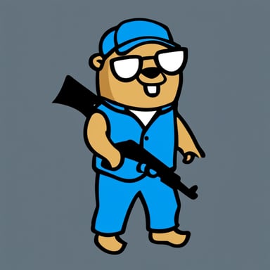 Go Blue Gopher as a GTA character.