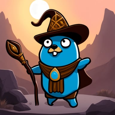 Go blue gopher as T'chulu