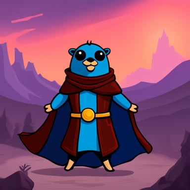 Go blue gopher as T'chulu