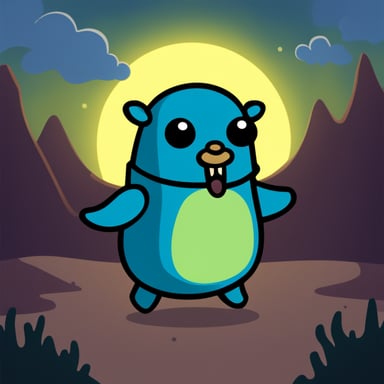 Go Blue Gopher as Cthulhu