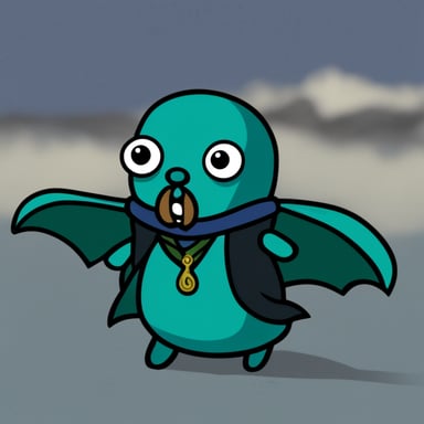 Go Blue Gopher as Cthulhu
