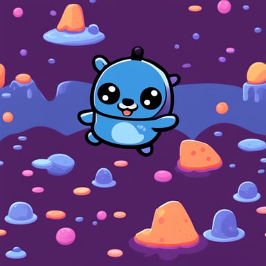 Nintendo graphics go blue gopher