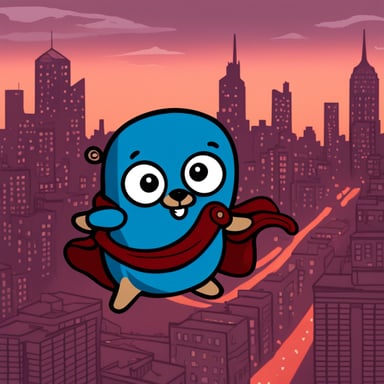 Go Blue Gopher as an octopus.