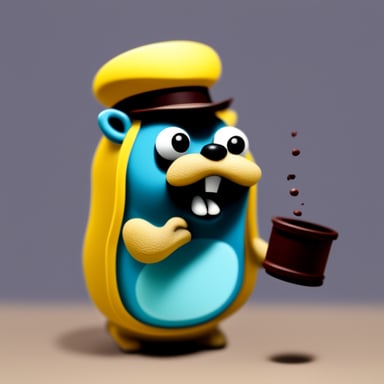 A go blue gopher vomiting