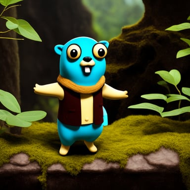 Go Blue Gopher in the uncanny valley.