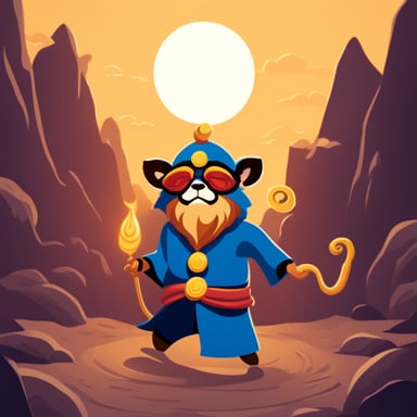 Go Blue Gopher as Wukong, the Chinese Monkey King.