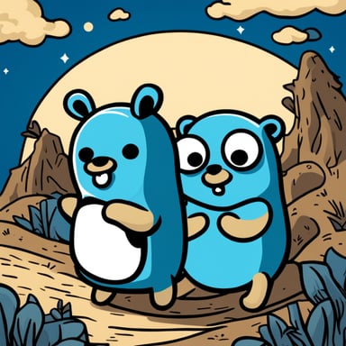 Yin and Yang and Go Blue Gopher
