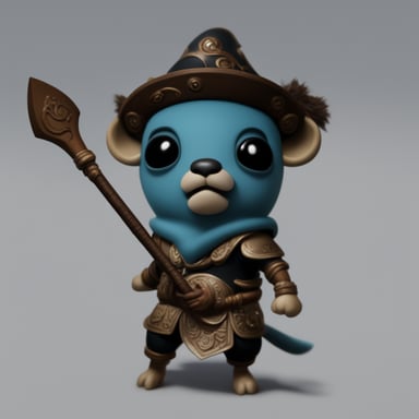 Go Blue Gopher acts as Wukong from the game Black Myth.