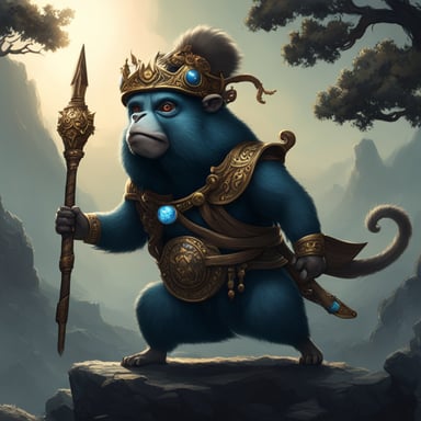 Go Blue Gopher acts as the Monkey King from the game Black Myth and has a very realistic outlook.