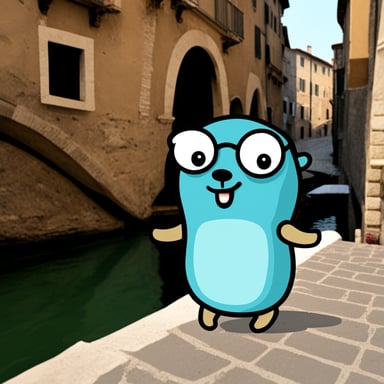 Go Blue Gopher explores Italy.