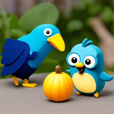 Go Blue Gopher with Toucan