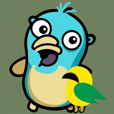 Go Blue Gopher with Toucan