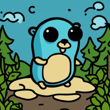 Meditating Go Blue Gopher