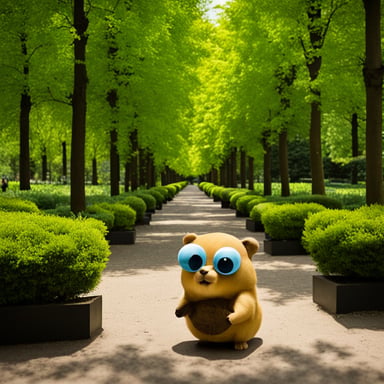 A group of gophers in Berlin, led by Go Blue Gopher, explored the city's gardens and parks.