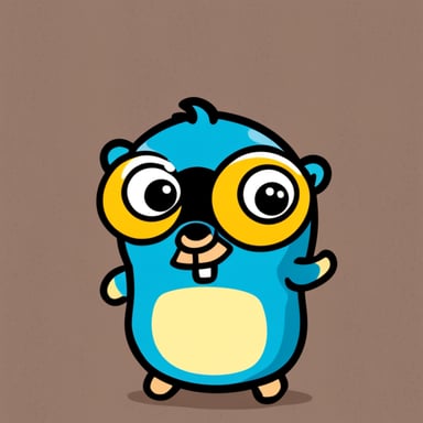 Go Blue Gopher, big eyes, little cute baby