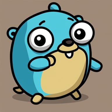 Go Blue Gopher, big eyes, little cute baby